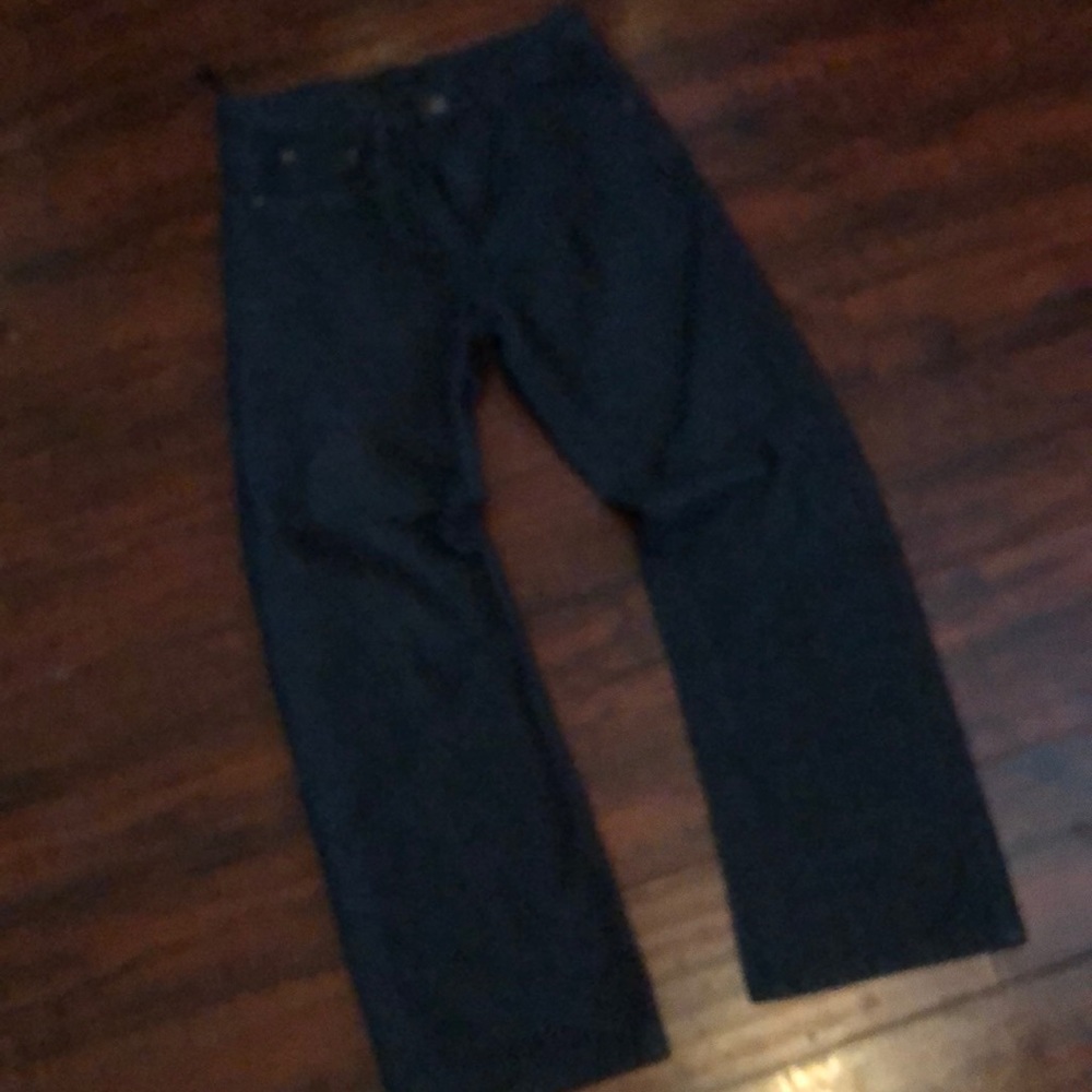 Dark denim jeans